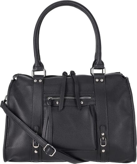 Flora & Co Isabella Grote Schoudertas Dames - Imitatieleer - Zwart