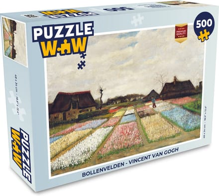Puzzel Bollenvelden - Vincent van Gogh - Legpuzzel - Puzzel 500 stukjes