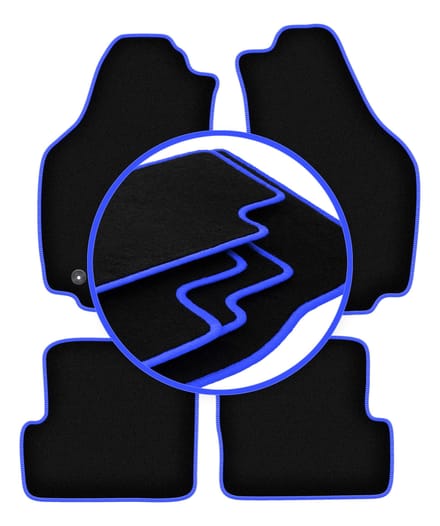CARLUX-BLUE automatten voor: Lancia Ypsilon II hatchback (2003-2011)