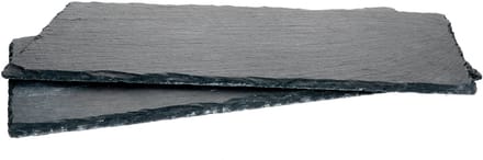 Set van 2 leisteenplaten 17x34 cm - 23464646
