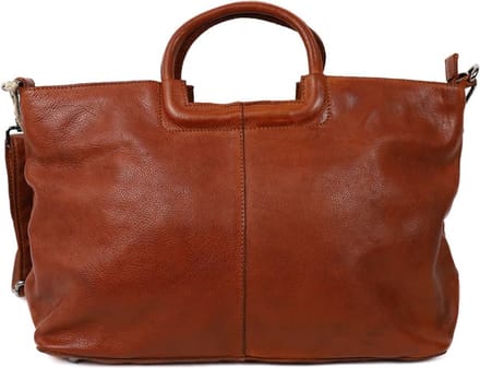 Bear Design Jasmijn L Leren Handtas - Cognac