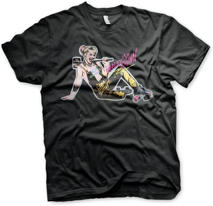 Harley Quinn Roller Skates Big Tall T-shirt WB-1-BOP004-DTG