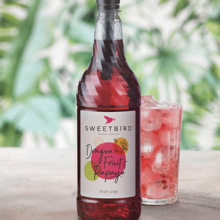 Siroop Sweetbird Dragon Fruit & Papaya, 1 l