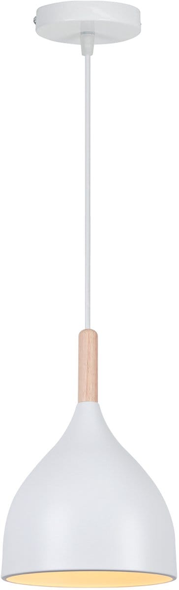 Hanglamp Modern E27 Kroonluchter Industrieel Slaapkamer Plafondlamp Wit