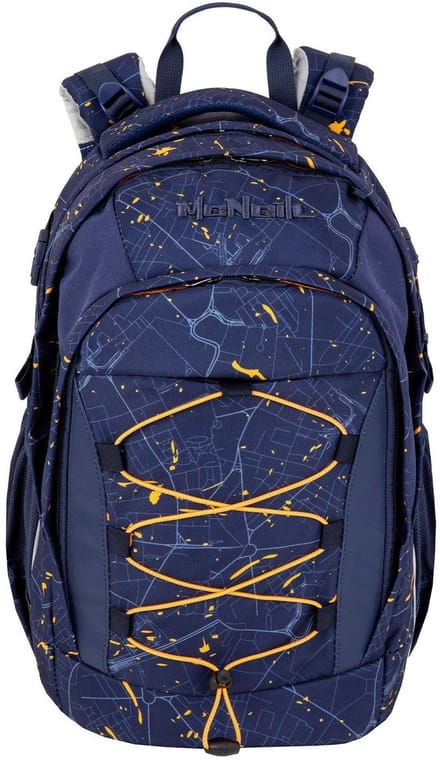 McNeill Schoolrugzak Luca School Backpack Splash Donkerblauw