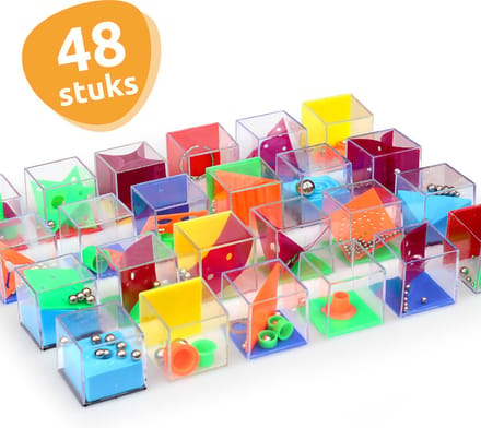 Isa's Friends® - Uitdeelcadeautjes Geduldspelletjes - 48 stuks - Traktatie