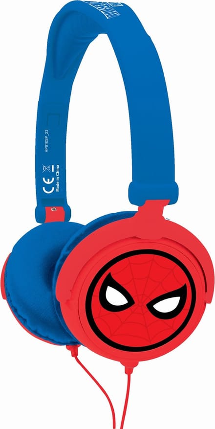 SpiderMan Stereo Bedrade Opvouwbare Koptelefoon met veilige volumebeperking