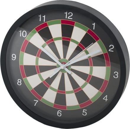 Gerimport Wandklok - dartbord - 30 cm - darter klok