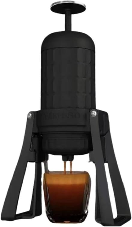 Draagbare Koffiemachine - Espresso Maker - Koffie Maken - Instelbare Druk - 180ML Capaciteit - Zwart