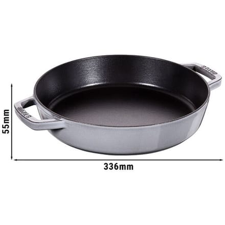 STAUB PANS - Koekenpan - Ø 260mm - Gietijzer - Grafietgrijs