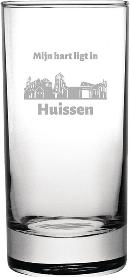 Gegraveerde longdrinkglas 28,5cl Huissen