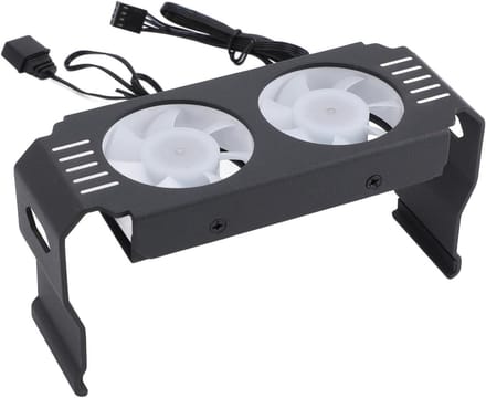 RAM Koeler - Geheugen Ventilator - Computerkoeling Optimaliseren - Dubbele Ventilator PWM - 149 x 75 x 60 mm - Zwart