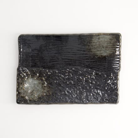 Tokyo Design Studio - Mino Craft Bord - Zwart - 21 x 14,5 x 2,5 cm