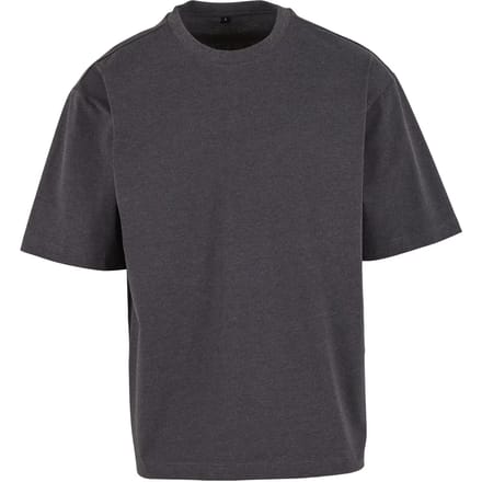 Build your Brand Loose Fit Tee BY391 - Charcoal - 5XL