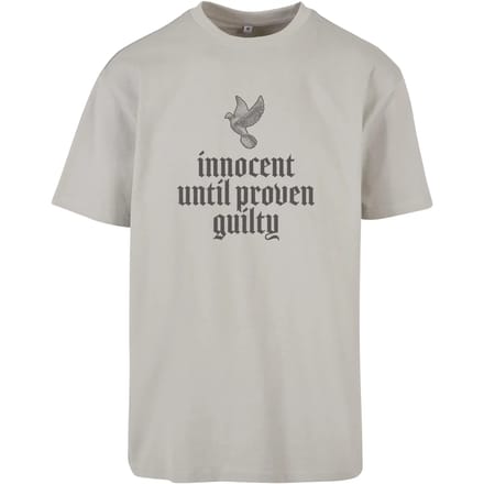 Mister Tee - Justice Oversize Heren T-shirt - L - Grijs
