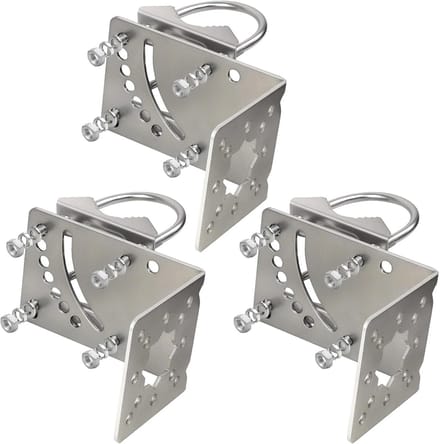 Antenne Mast Klem - 3 Stuks Pole Mount Beugel met Dubbele U-bouten voor Buiten