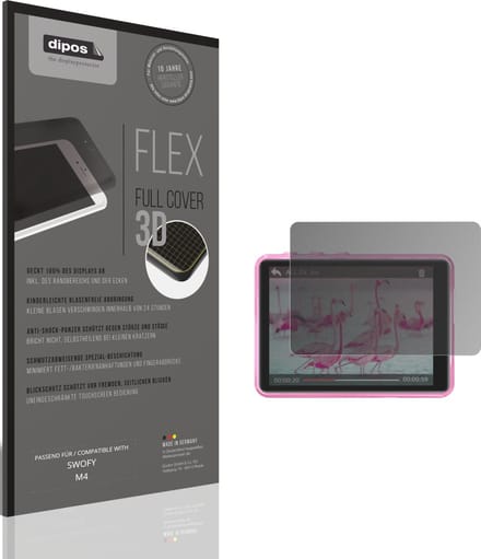 dipos FLEX – Matte Privacy Screenprotector geschikt voor SWOFY M4 | Volledige Schermbescherming | Case-Friendly