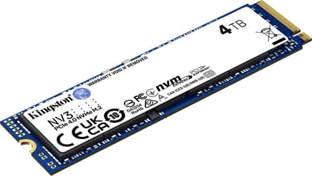Kingston NV3 Serie - SSD Schijf - M.2 2280 - 4TB - 6000/5000MB/s