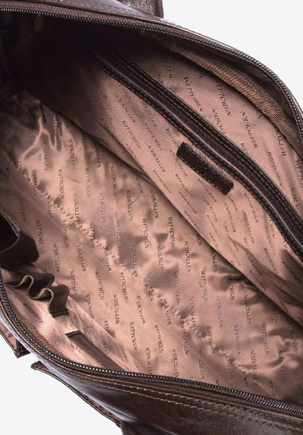 Wittchen Da Vinci Collection - Dames Laptoptas - Bruin - Echt Leer - Accessoires