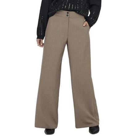 Jacqueline de Yong Jdydora hw wide pant tlr taupe