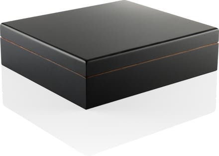 Mat zwarte humidor