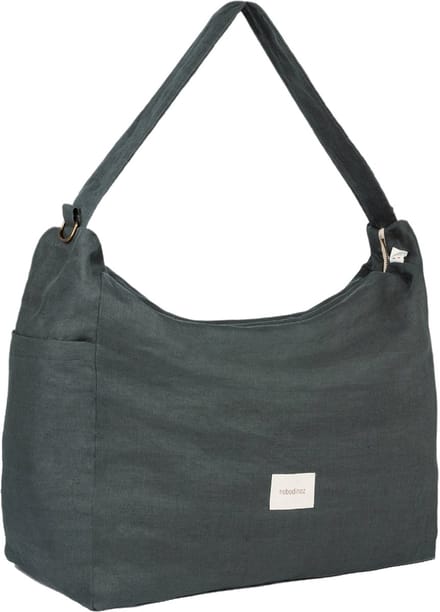 Nobodinoz Lin français stroller bag 50x40x18cm - Green blue