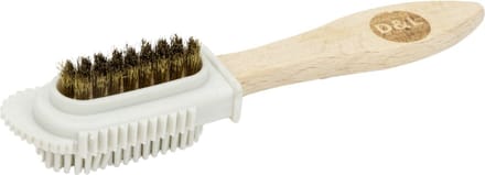 D&L Suede Borstel met Messing- & Rubber Borstelharen
