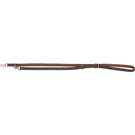 Trixie Hondenriem Rustic - Verstelbaar - Vetleer - Donkerbruin - 200X2,5 CM