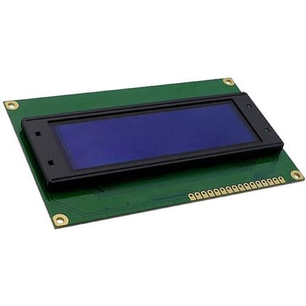 Display Elektronik OLED-module Geel Zwart 20 x 4 Pixel (b x h x d) 98 x 10 x 60 mm DEP20401-Y
