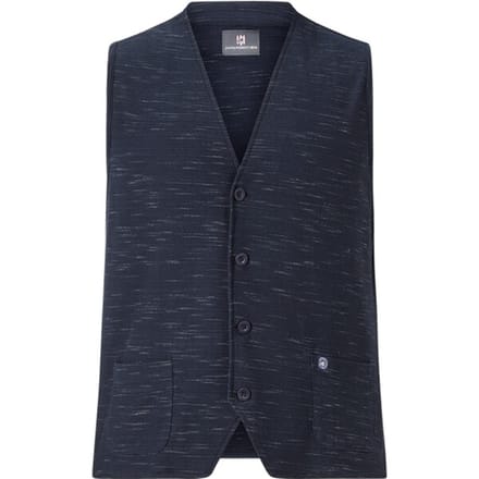 Jan Vanderstorm herren Sweatbodywarmer - 56/58 - donkerblauw - Plus Size