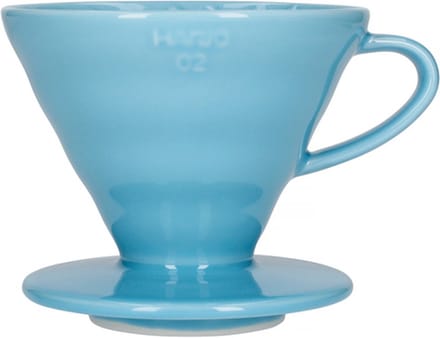 HARIO V60 Dripper - 02 Size - Keramiek - Lichtblauw
