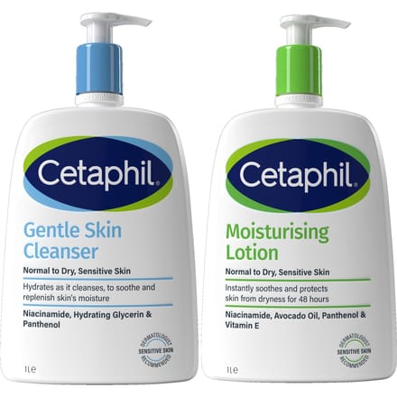 Cetaphil Healthy Supersize Best Sellers Duo for Face & Body