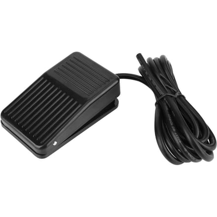TFS 01 250VAC 10A Antidérapant Momentané Pédale de Contrôle Interrupteur de Commande Noir(2M) black