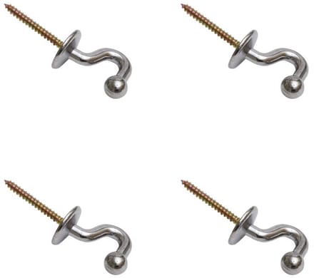 Intensions embrasse kogelhaak chroom 4 stuks