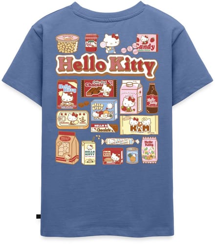 Hello Kitty Snack Collage Premium T Shirt Kinderen