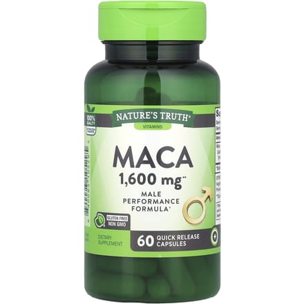 Nature's Truth, Maca, 1.600 mg, 60 capsules met snelle afgifte
