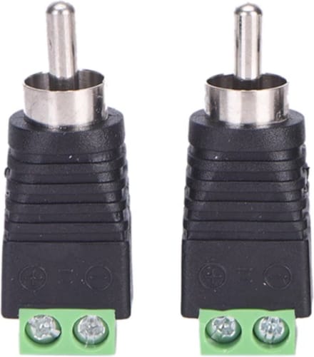 2 stuks RCA klemblokken voor audio/versterkers/speakers / HaverCo