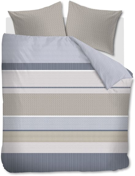 Beddinghouse Hilde dekbedovertrek - Lits-Jumeaux - 240 x 200/220 cm - Blauw