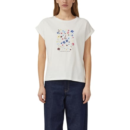 s.Oliver  T-shirts Offwhite Taglia: 46 | Maglie Sportivi Outlet | Donna | Bianco