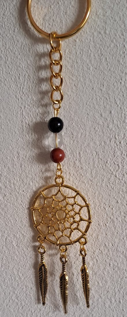 Sleutelhanger Horoscoop "Steenbok" / Dromenvanger, goudkleurig