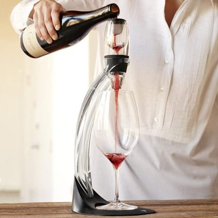 MikaMax Magic Wine Decanter Deluxe - 41 cm Airator met Elegante Standaard - Vaatwasserbestendig