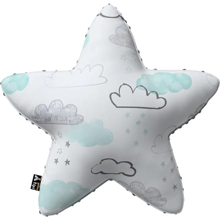 Kussen met minky Yellow Tipi Lucky Star Magic Collection