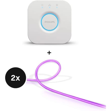 Ruban lumineux connecté Philips Hue White Outdoor Lightstrip - 5 m pour éclairage extérieur