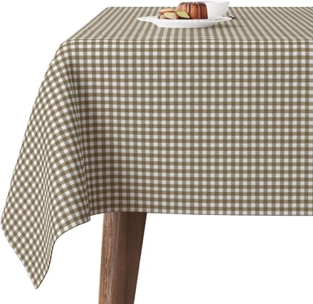 Home Petit Vichy leren tafelkleed TEFLONIERT CONFECTIONEERD 100X140CM
