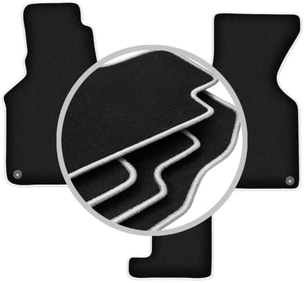 CARLUX-SILVER automatten voor: Volkswagen Transporter T4 caravelle handgeschakeld (1993-2001)