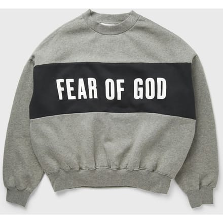 CROPPED RELAXED PANELLED SWEATSHIRT