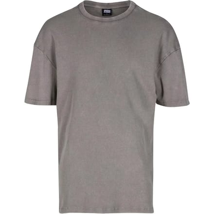 Urban Classics - Washed Rib Heren Tshirt - 3XL - Grijs