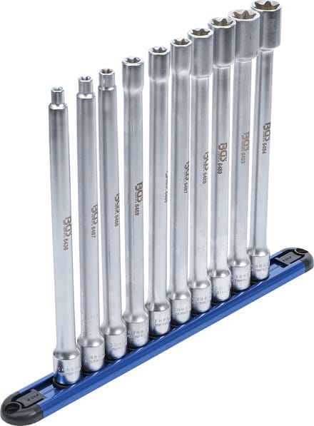 BGS Doppenset E-profiel - XXL - 3/8 - E6-E20 - 10 delig