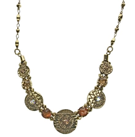 Behave - Vintage ketting goudkleur - Elegant medaillon ontwerp - Nikkelvrij