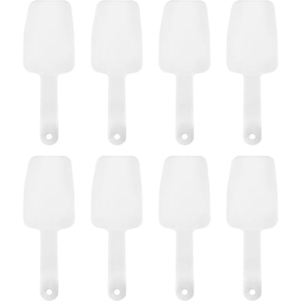 8 stuks Mini PP Plastic Schep IJsschraper Schop voor Voedsel Noten Meel Dessert Thuis Keuken Gebruik white